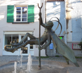 Federle-Brunnen und Fasnetsmuseum